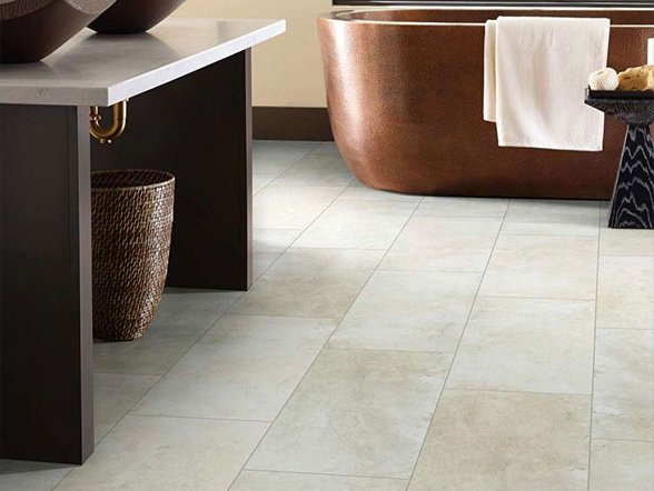 Shaw Luxury Vinyl Flooring PARAGON TILE PLUS Shale