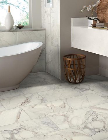 Bathroom Porcelain Marble Tile - Crown Carpet Colortile in Sun City West, AZ