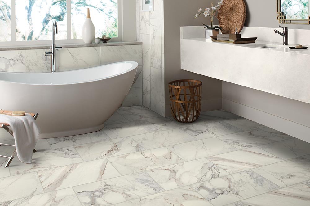 Bathroom Porcelain Marble Tile - Crown Carpet Colortile in Sun City West, AZ